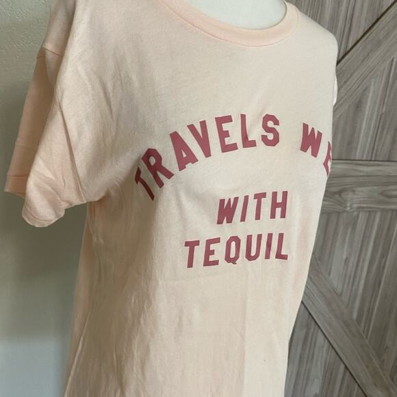 NWT Wildfox travels well with tequila tee - Picture 2 of 4